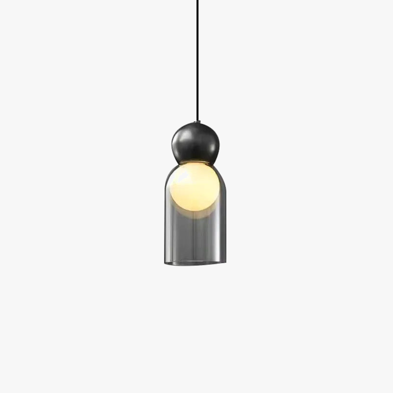 suspension moderne en verre pour décoration intérieure