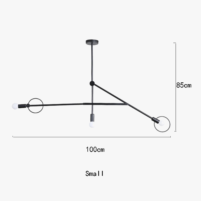 suspension moderne géométrique pour décoration intérieure élégante