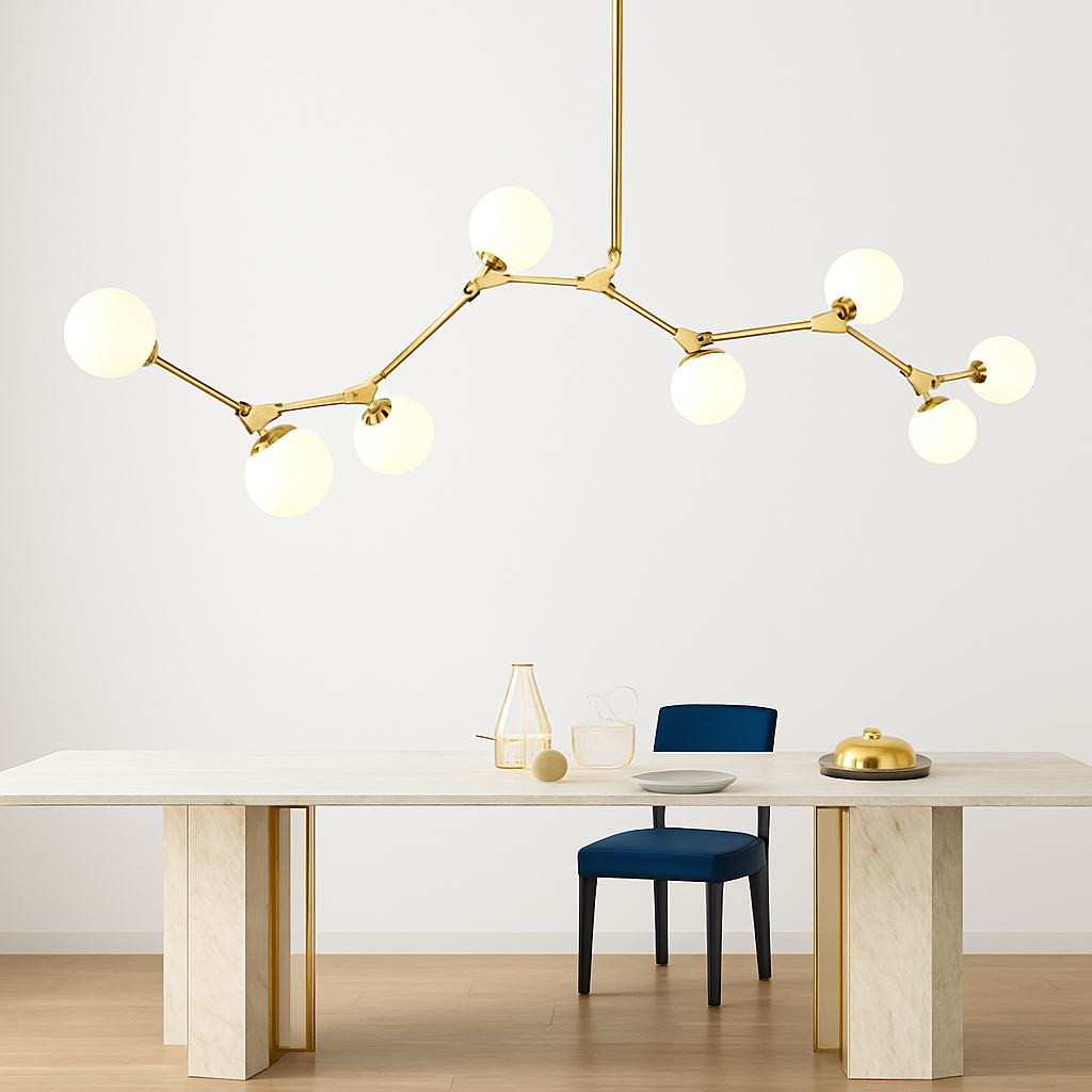 suspension moderne à intensité variable pour décoration intérieure