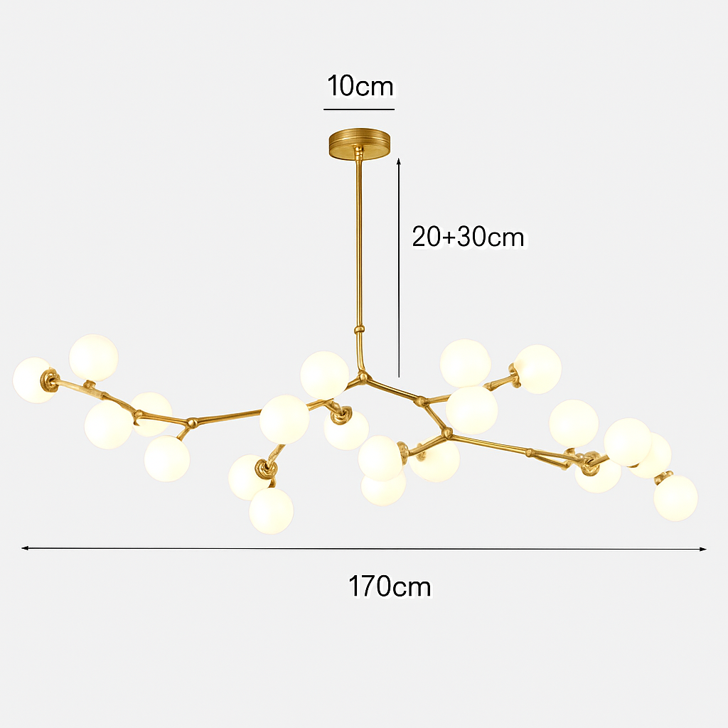 suspension moderne à intensité variable pour décoration intérieure