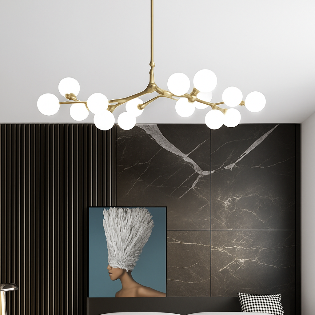suspension moderne à intensité variable pour décoration intérieure