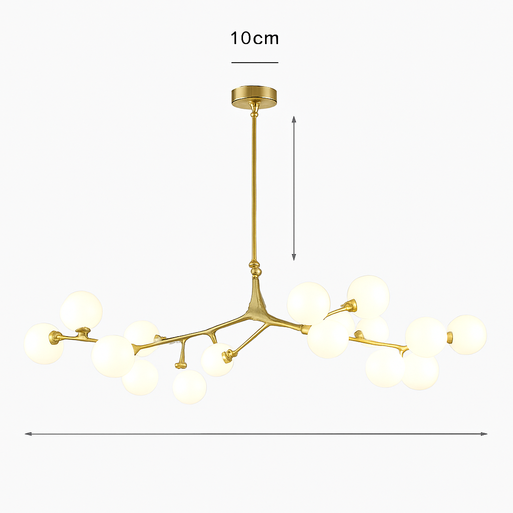 suspension moderne à intensité variable pour décoration intérieure