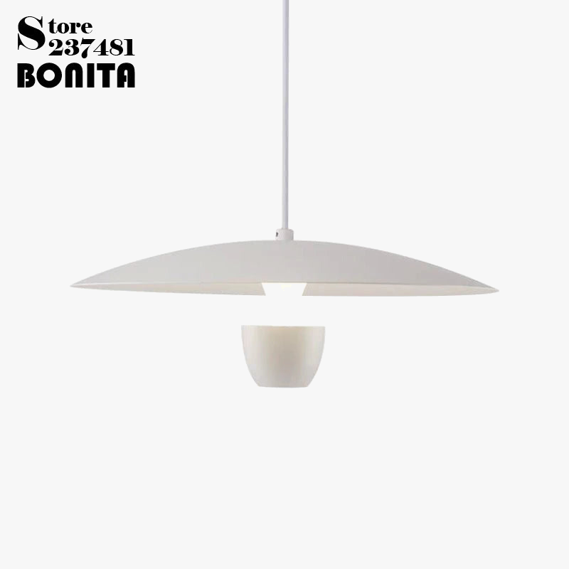 suspension moderne à led en aluminium design nordique