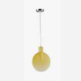Suspension moderne LED en verre coloré Paddle