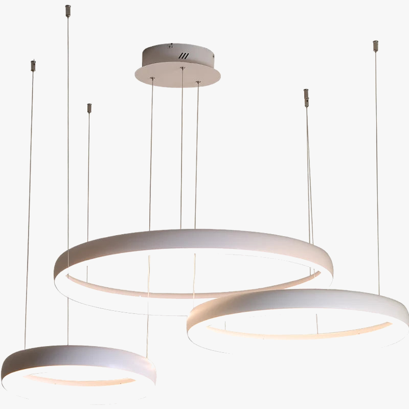 suspension moderne à led pour décoration intérieure et commerciale