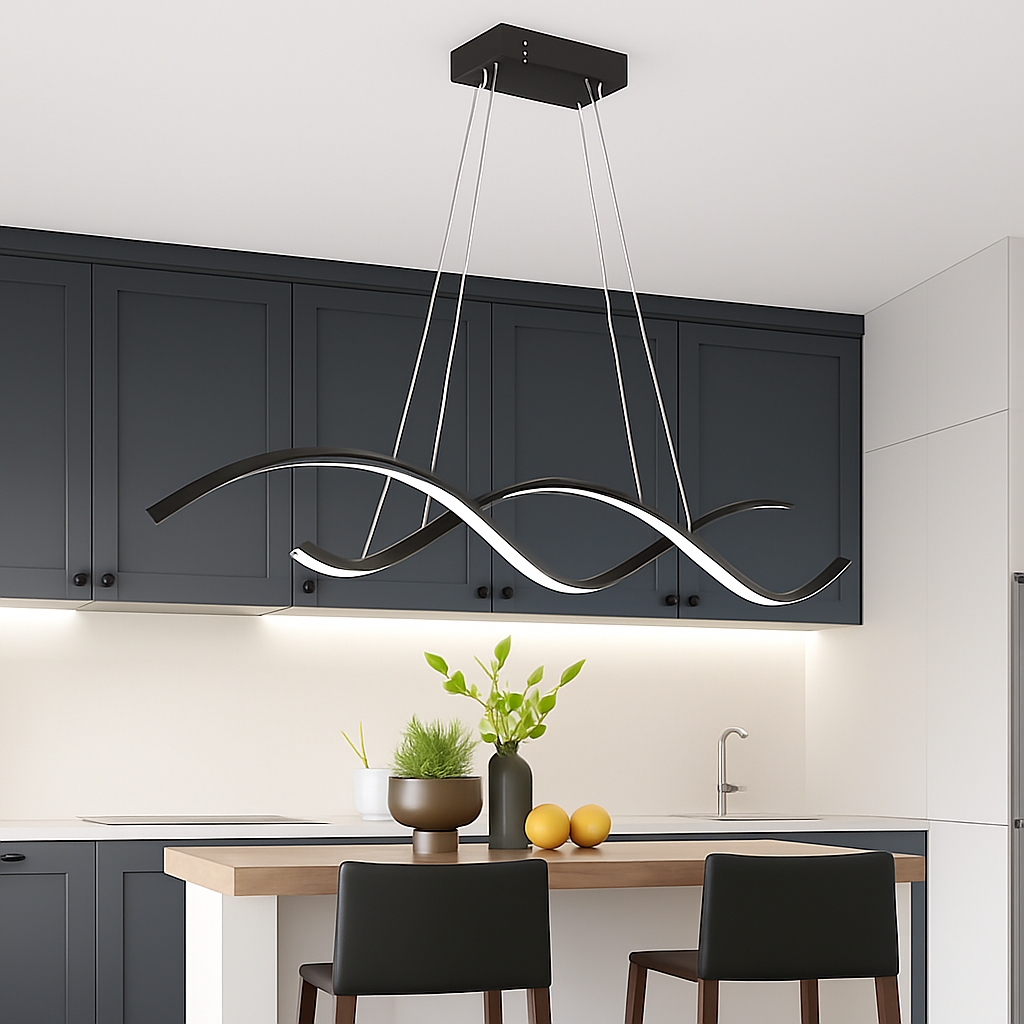 suspension moderne à led pour décoration intérieure élégante