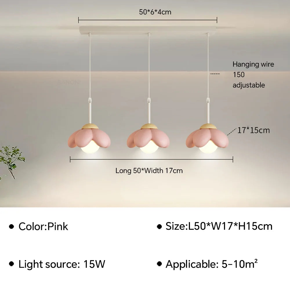 suspension moderne à led pour décoration intérieure élégante