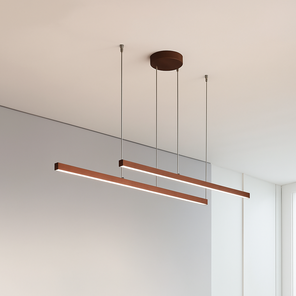 suspension moderne à led pour intérieur élégant et minimaliste