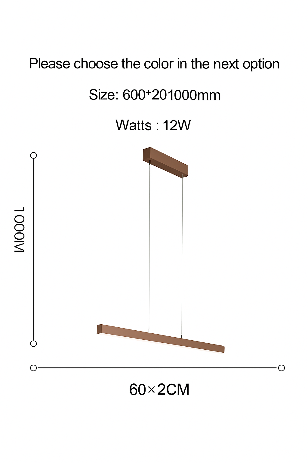 suspension moderne à led pour intérieur élégant et minimaliste