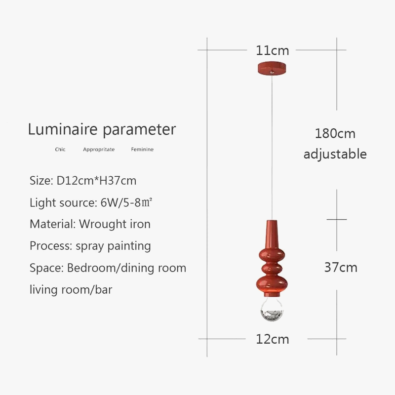 suspension moderne lumineuse pour décoration intérieure élégante