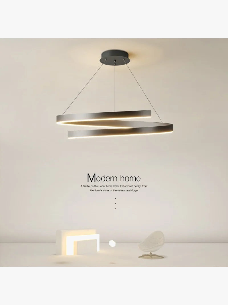 suspension moderne minimaliste pour éclairage intérieur élégant