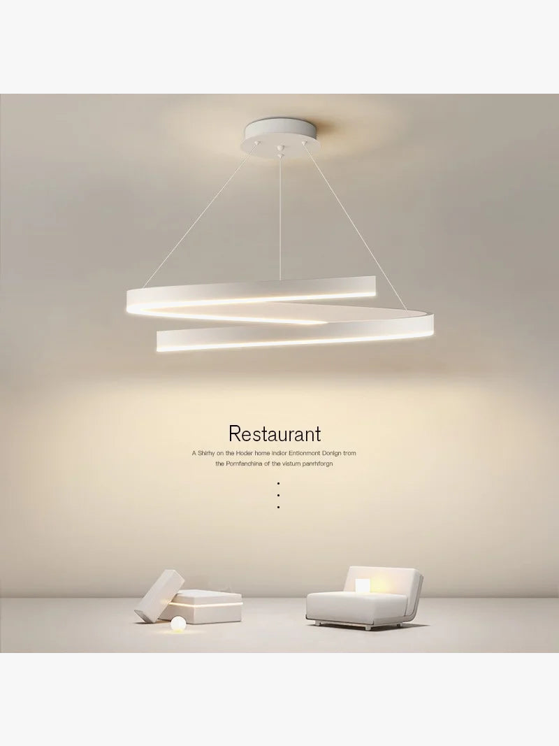 suspension moderne minimaliste pour éclairage intérieur élégant