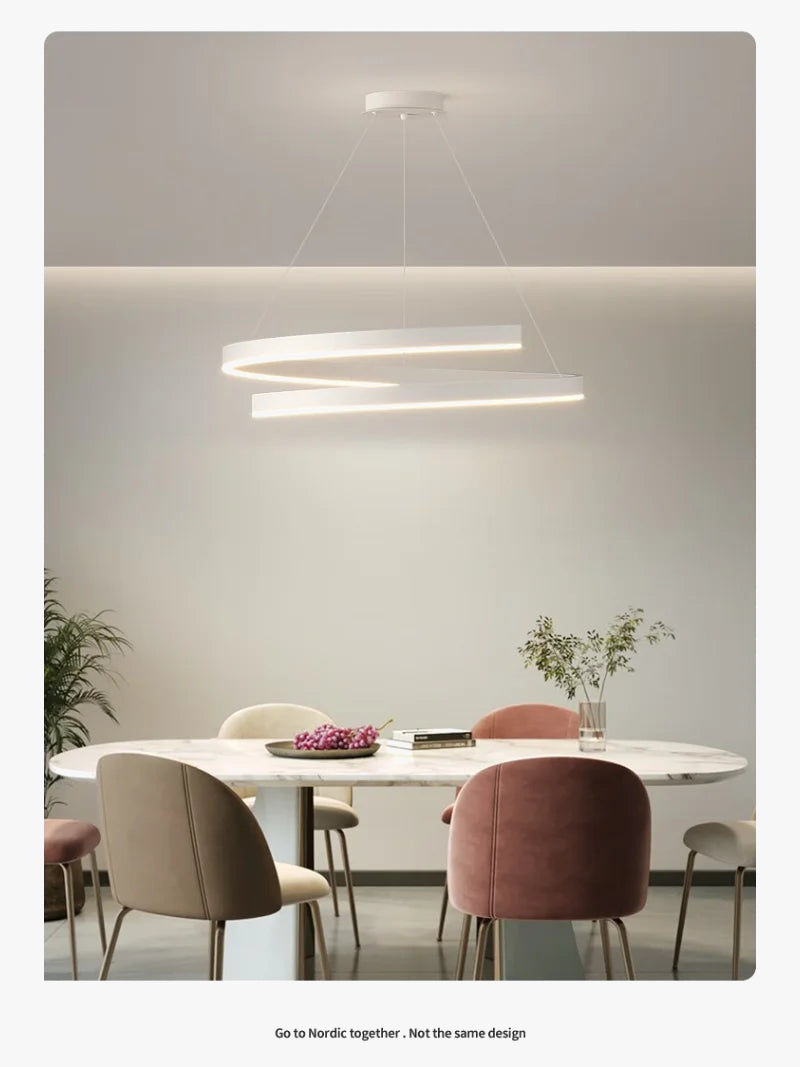 suspension moderne minimaliste pour éclairage intérieur élégant