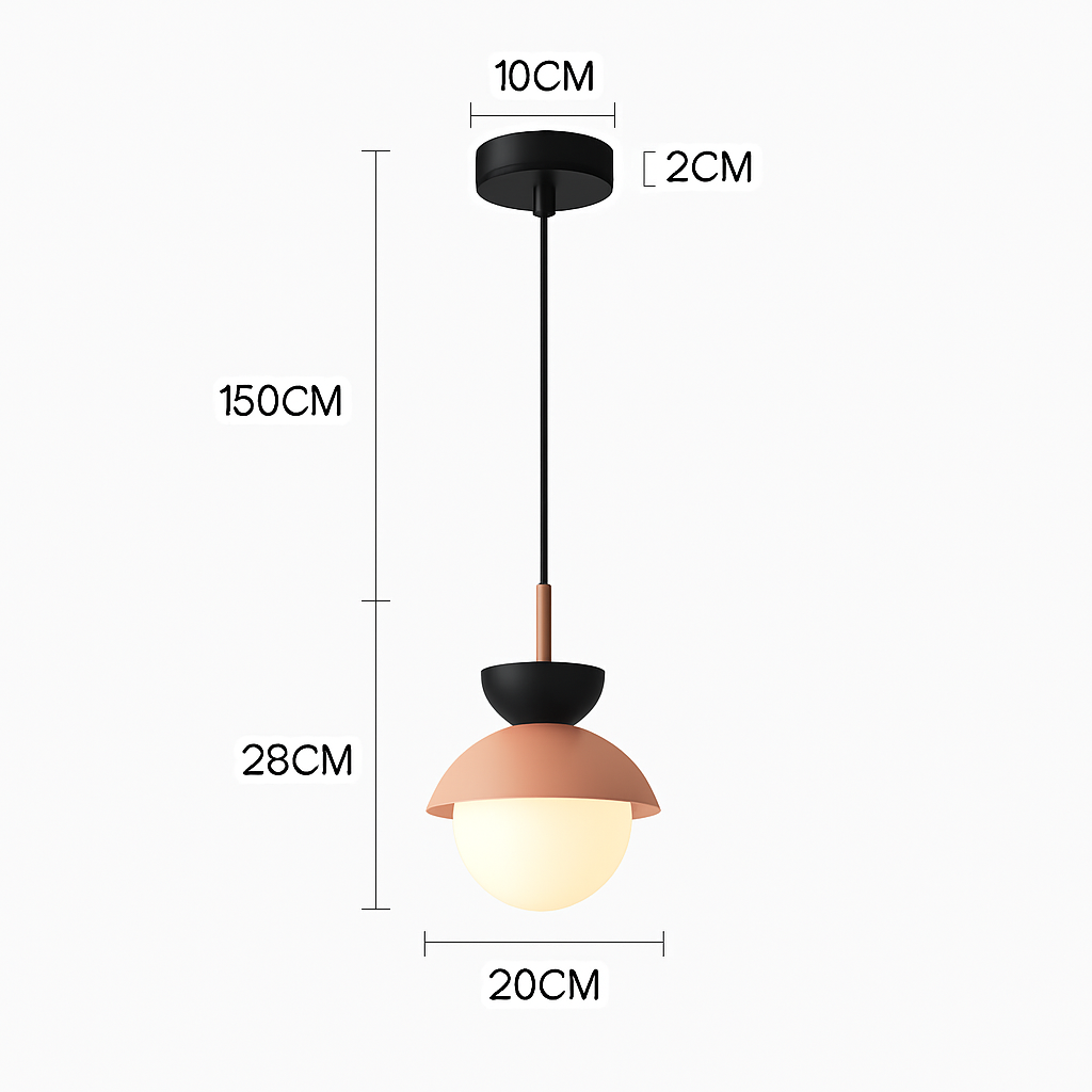 Suspension moderne nordique boule de verre luminaires suspendus suspension cuisine salle à manger chambre décor à la maison luminaire lustre