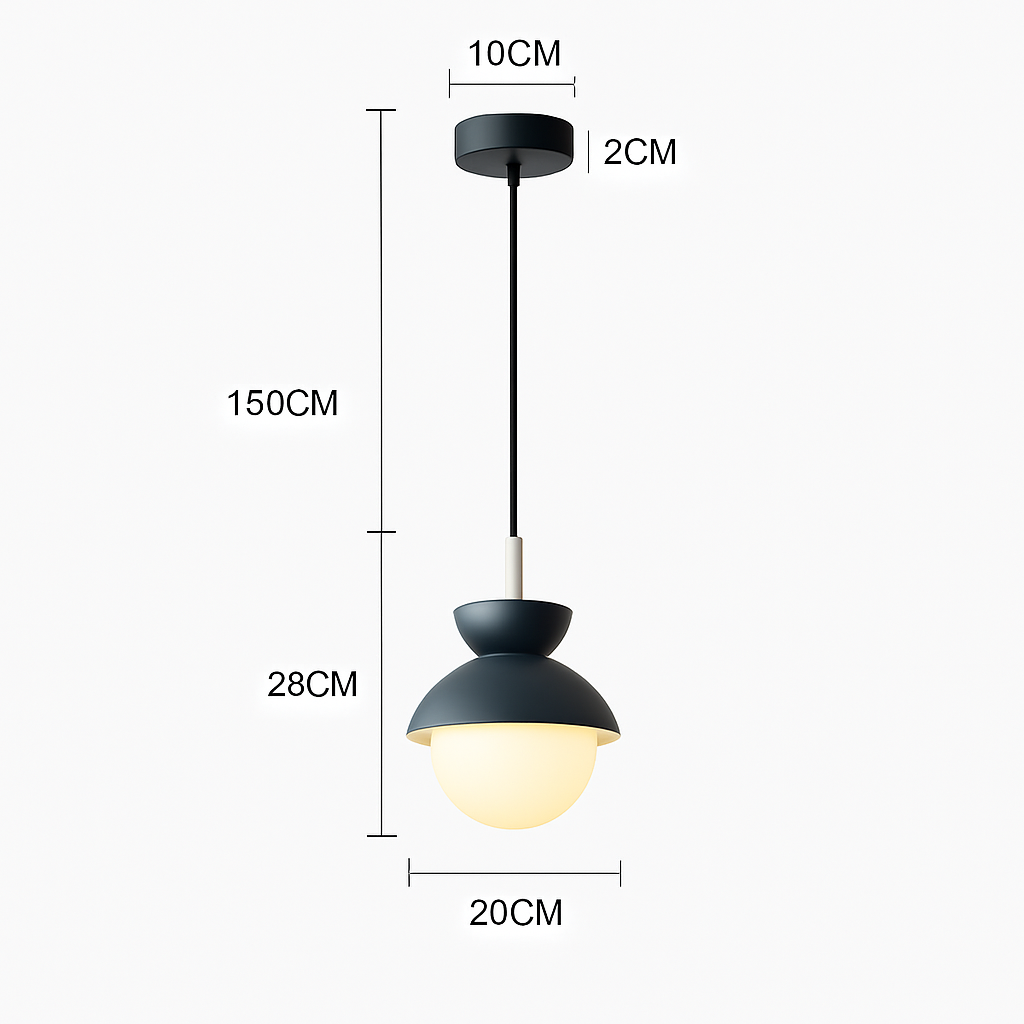 Suspension moderne nordique boule de verre luminaires suspendus suspension cuisine salle à manger chambre décor à la maison luminaire lustre