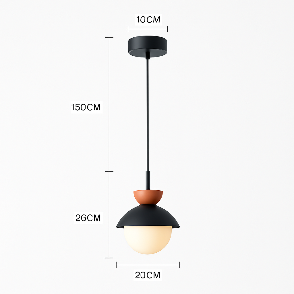 Suspension moderne nordique boule de verre luminaires suspendus suspension cuisine salle à manger chambre décor à la maison luminaire lustre