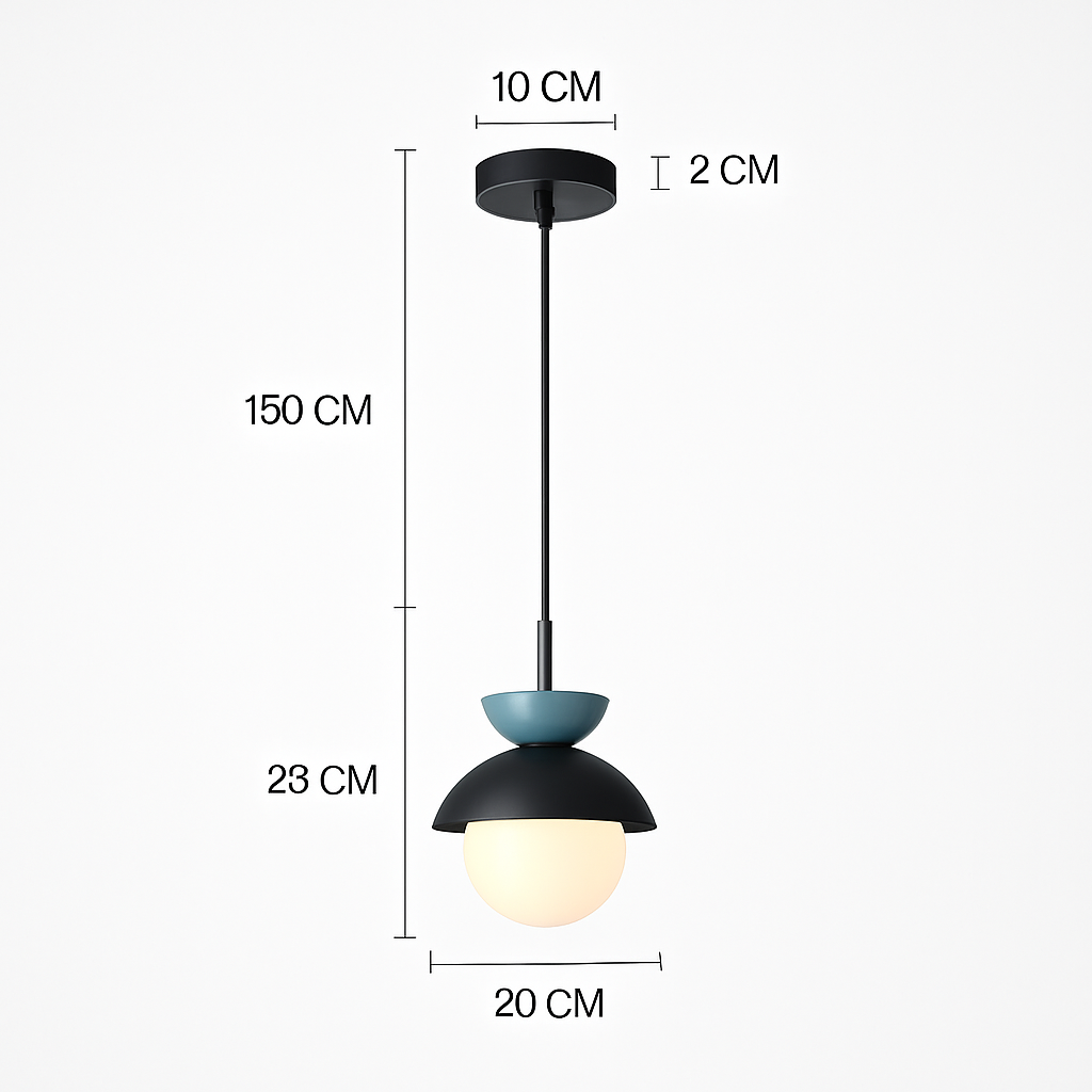 Suspension moderne nordique boule de verre luminaires suspendus suspension cuisine salle à manger chambre décor à la maison luminaire lustre