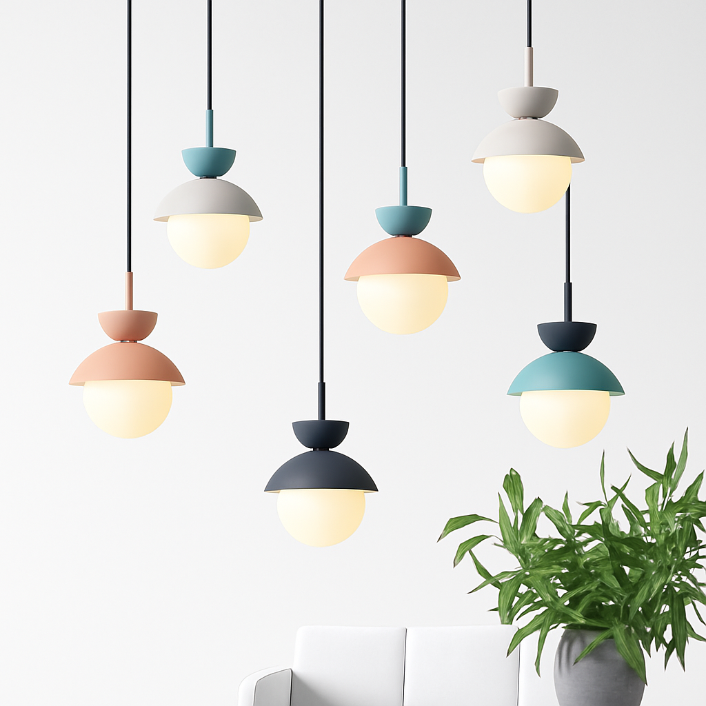 Suspension moderne nordique boule de verre luminaires suspendus suspension cuisine salle à manger chambre décor à la maison luminaire lustre
