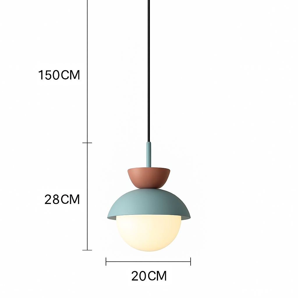 Suspension moderne nordique boule de verre luminaires suspendus suspension cuisine salle à manger chambre décor à la maison luminaire lustre