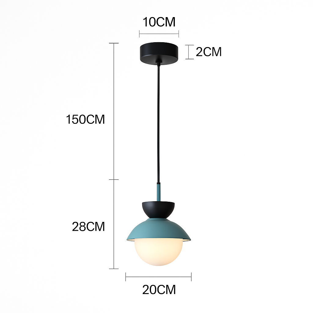 Suspension moderne nordique boule de verre luminaires suspendus suspension cuisine salle à manger chambre décor à la maison luminaire lustre