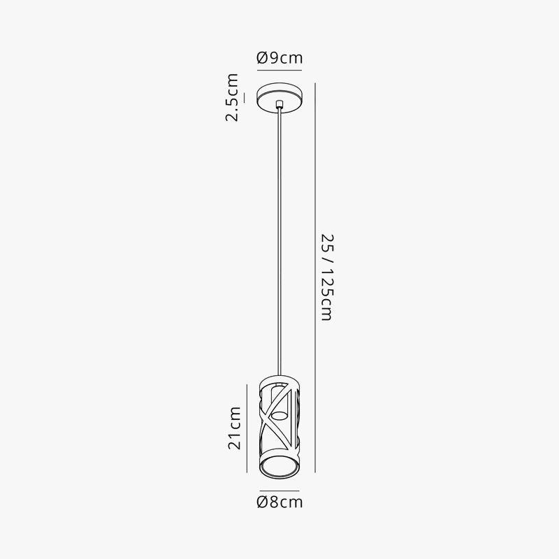 suspension moderne nordique créative pour espaces divers