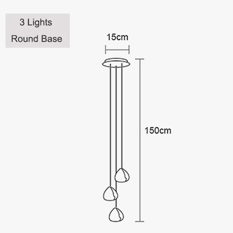 suspension moderne nordique en cristal pour décoration élégante