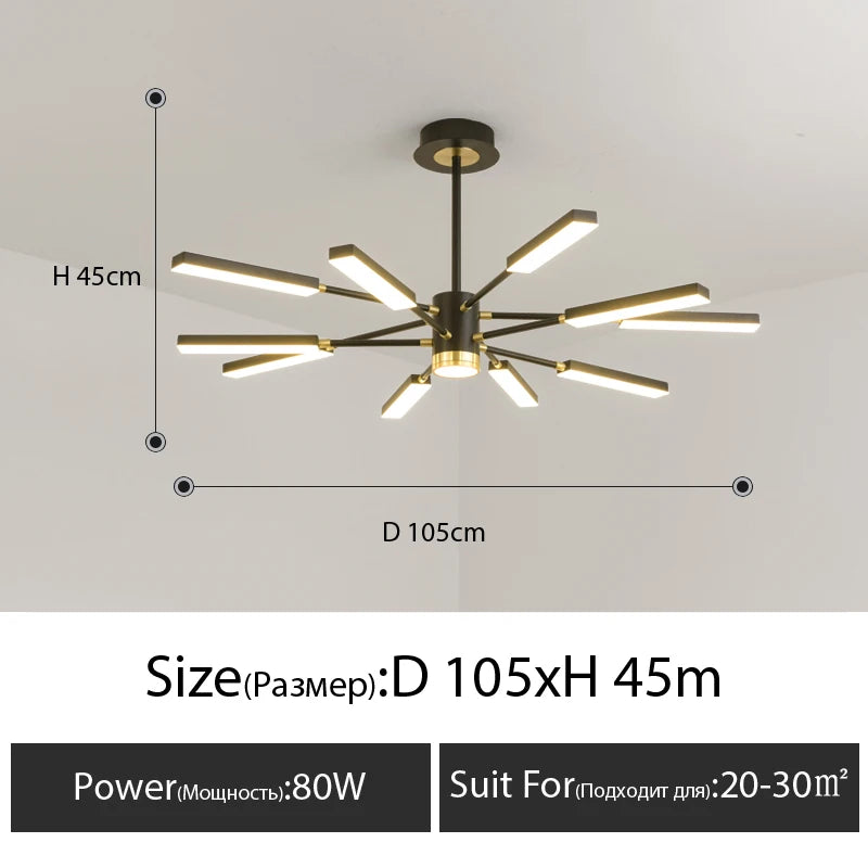suspension moderne pour éclairage décoratif intérieur nordique