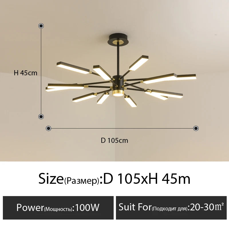suspension moderne pour éclairage décoratif intérieur nordique