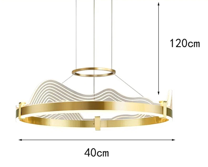 suspension moderne pour éclairage intérieur design élégant