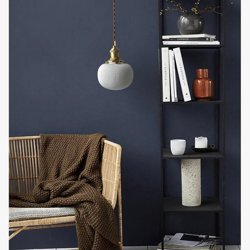 suspension moderne réglable en laiton pour intérieur rustique
