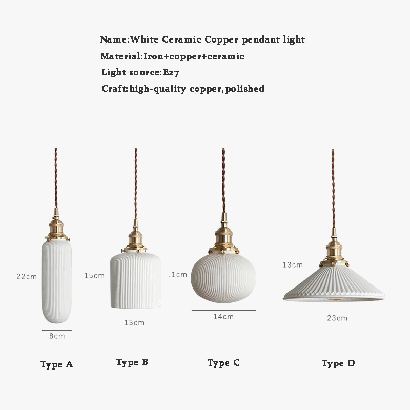 suspension moderne réglable en laiton pour intérieur rustique