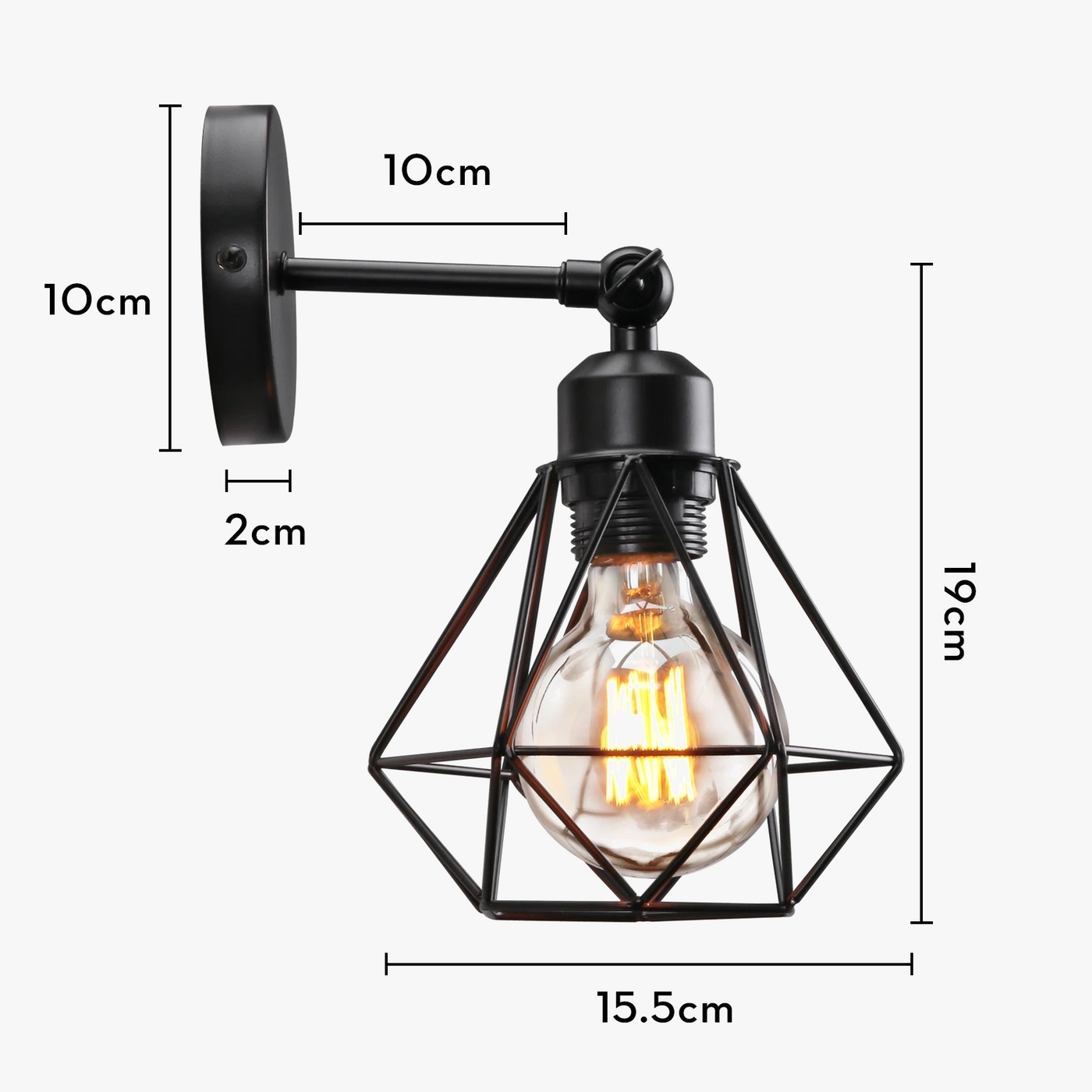 suspension moderne à têtes led pour intérieur design