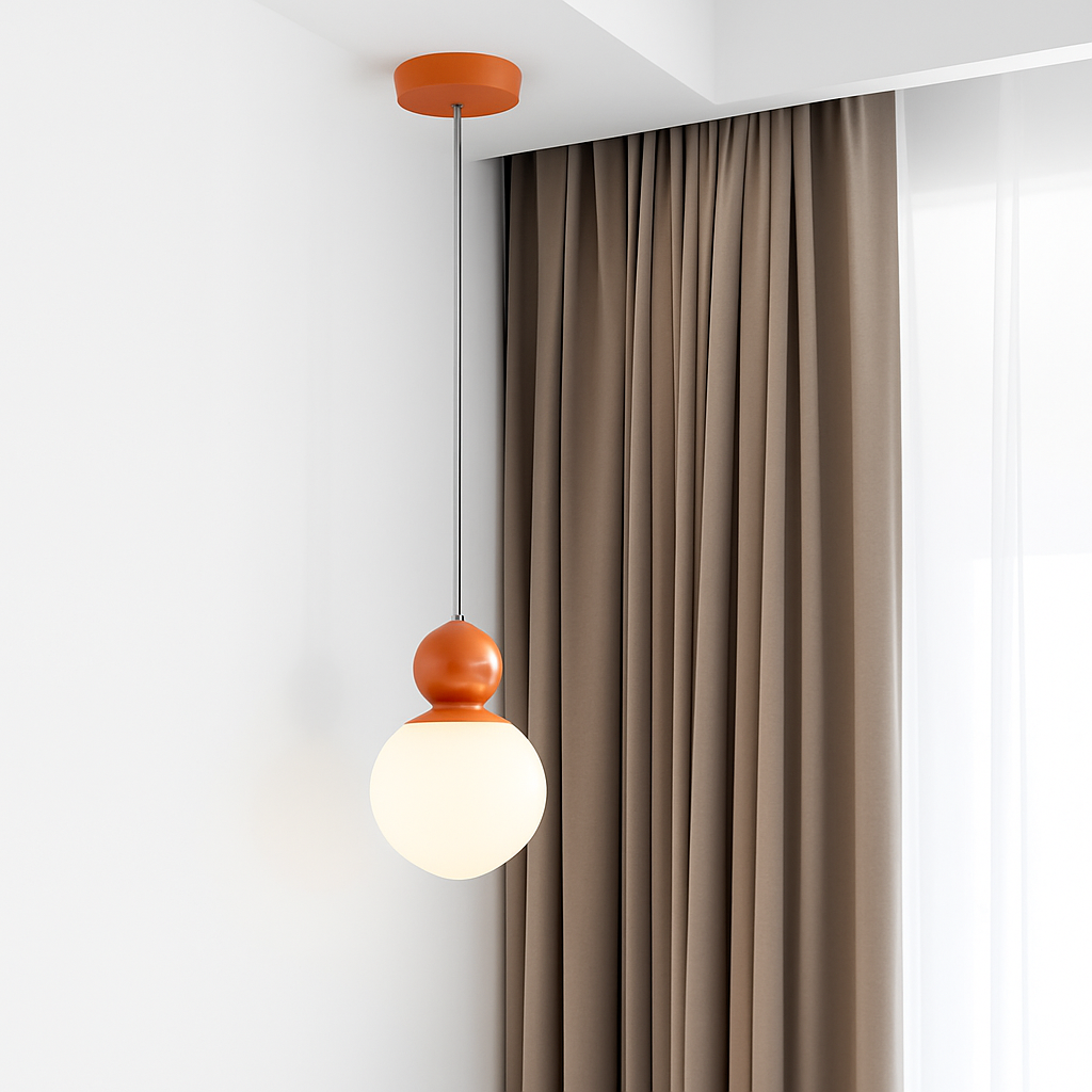 suspension moderne verre comptoir cafe bar éclairage