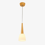 suspension modernes en bois gzmj avec support led
