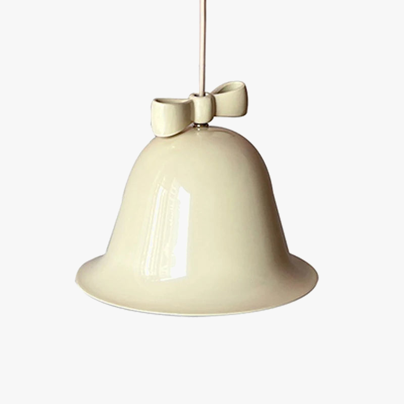 suspension modernes en forme de cloche avec nœud décoratif