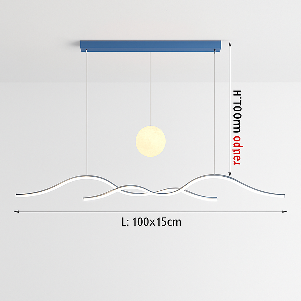 suspension modernes et minimalistes pour restaurant