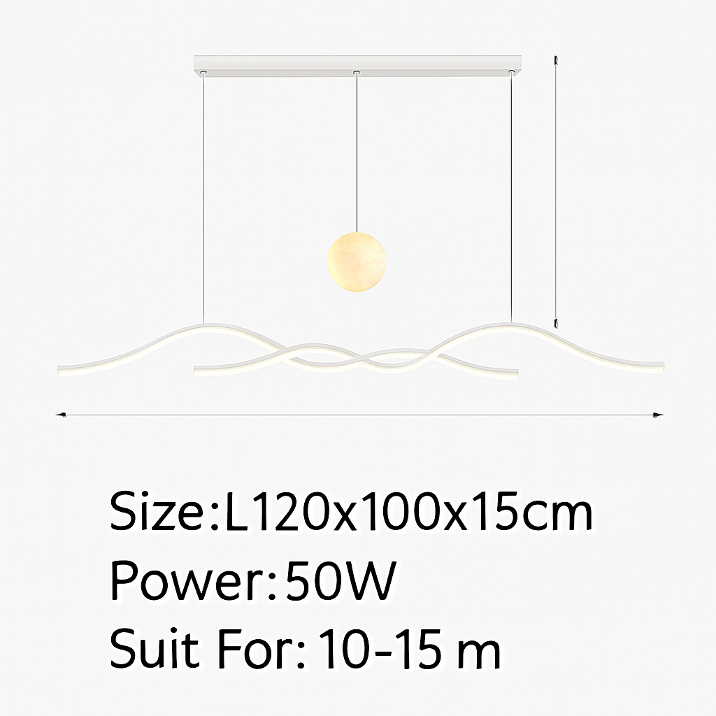 suspension modernes et minimalistes pour restaurant