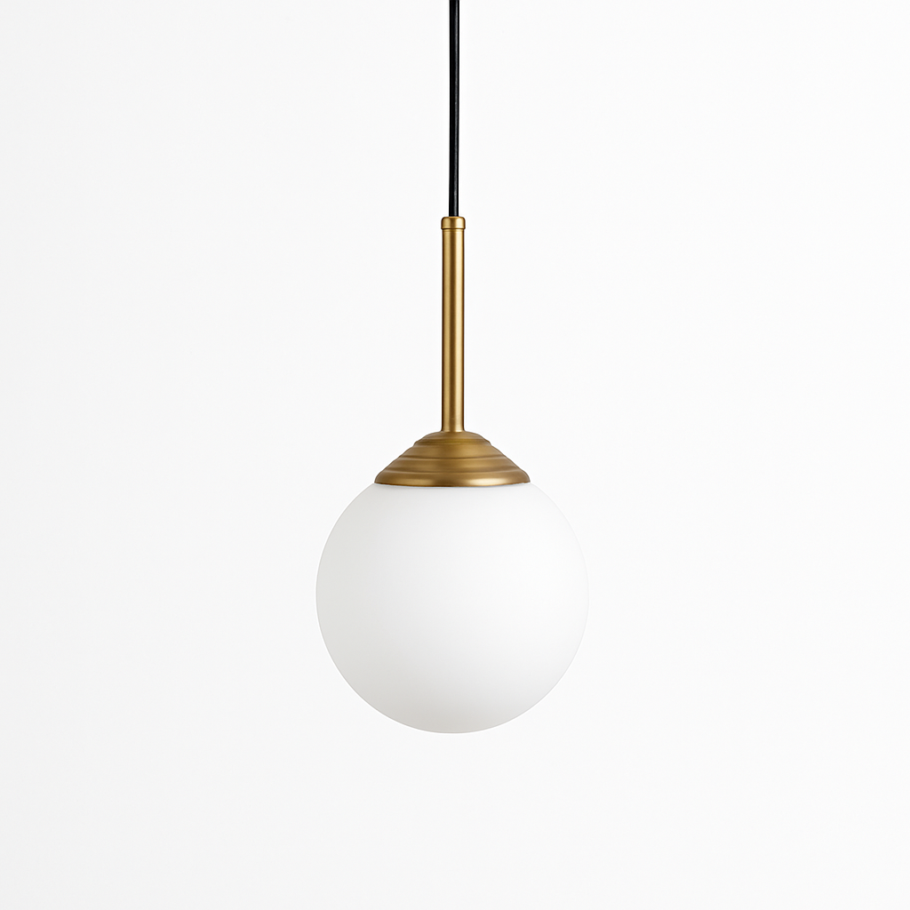 suspension modernes nordiques en verre led pour maison
