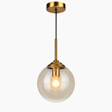 Suspension modernes nordiques en verre led pour maison