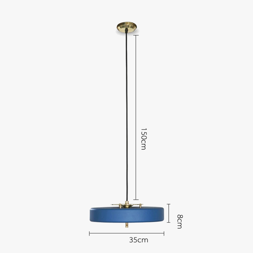 suspension nordic revolve lustre led métal moderne pour restaurant et bar