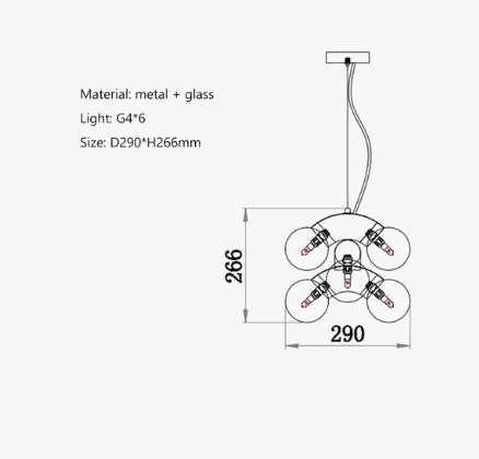suspension nordique ballon luminaire design pour décoration intérieure