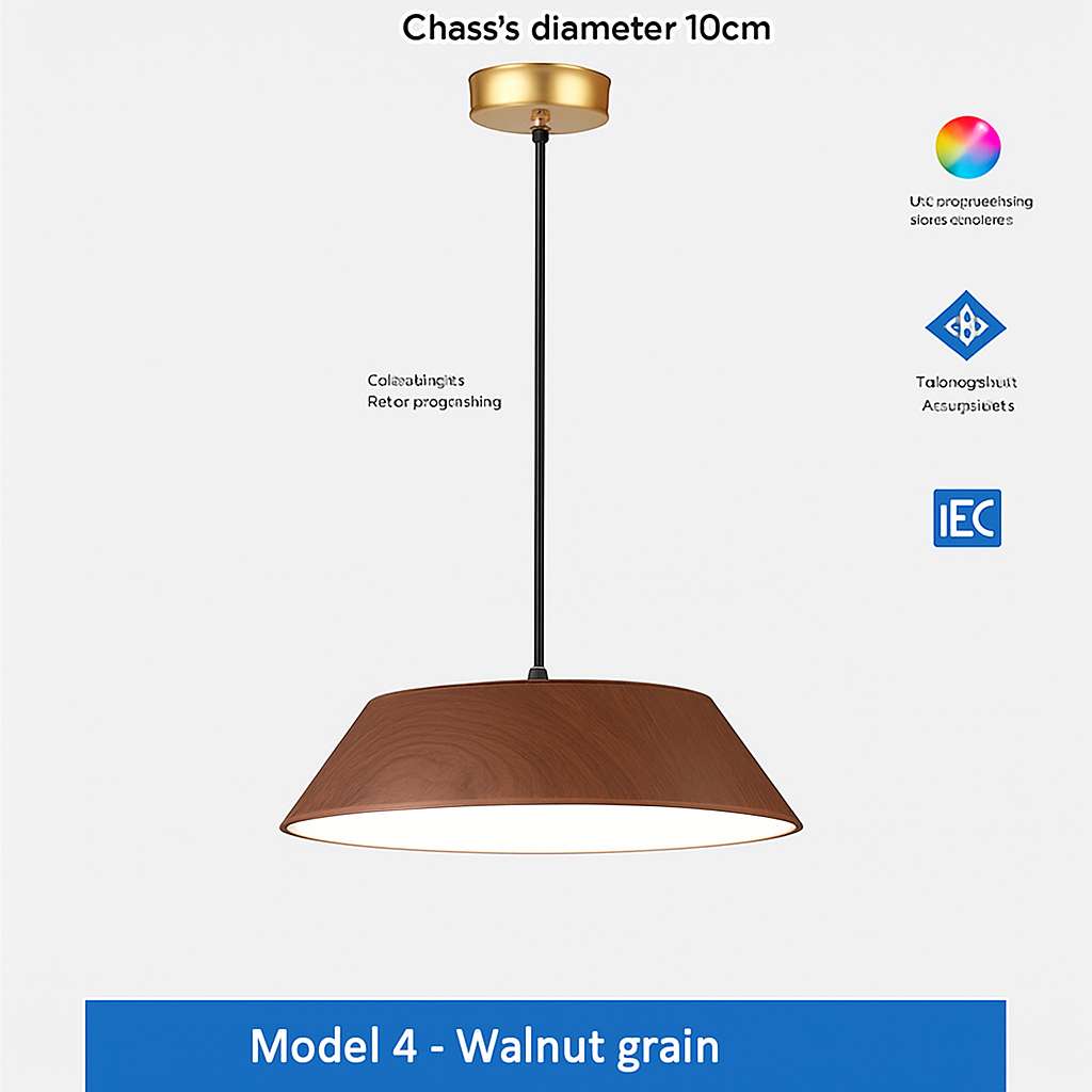 suspension nordique bois design wabi sabi pour café ou art