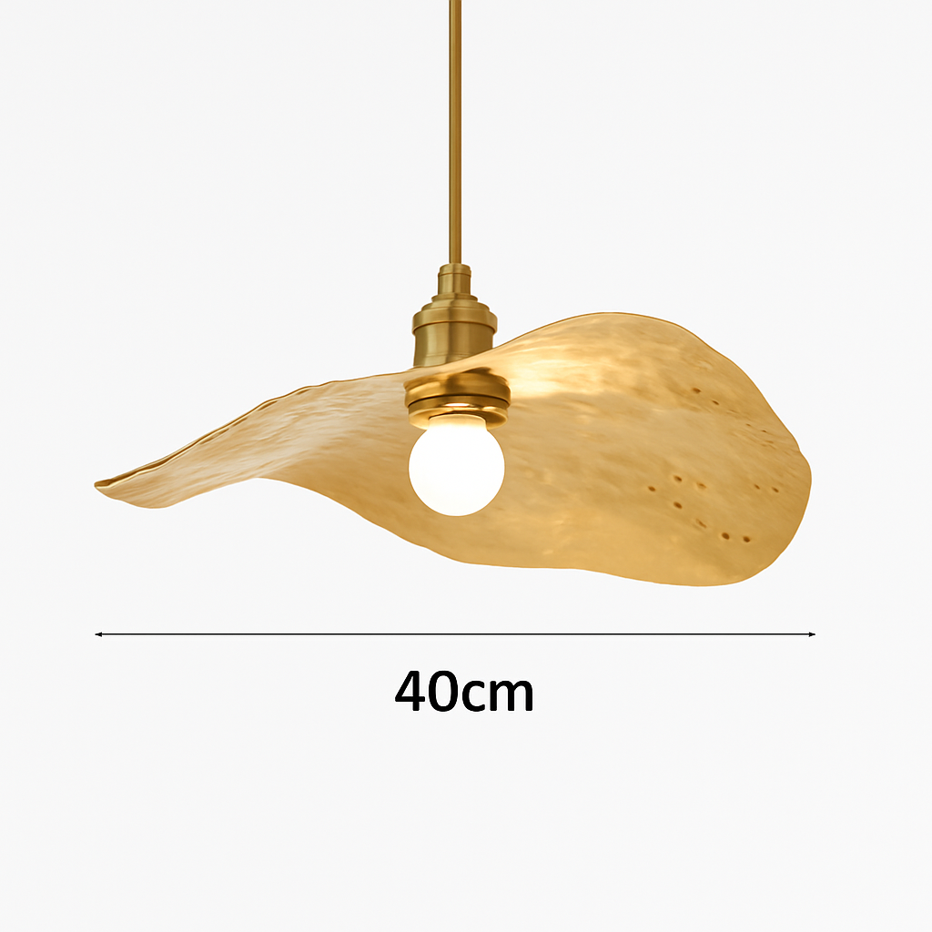 suspension nordique créative en forme de feuille de lotus décorative