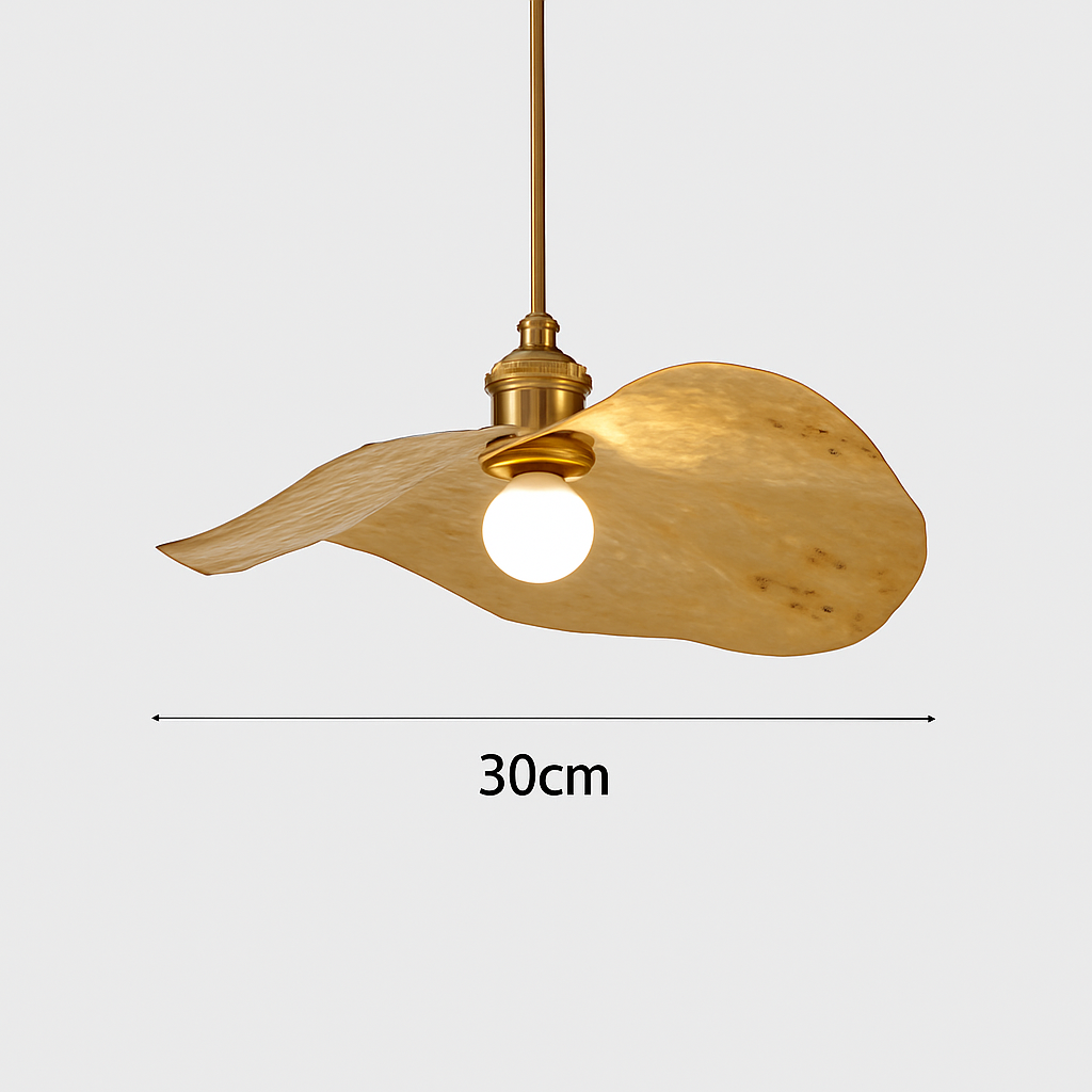 suspension nordique créative en forme de feuille de lotus décorative