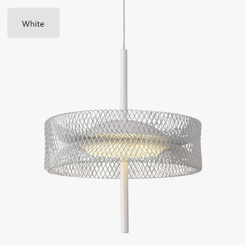 suspension nordique design coloré en métal pour intérieur à led