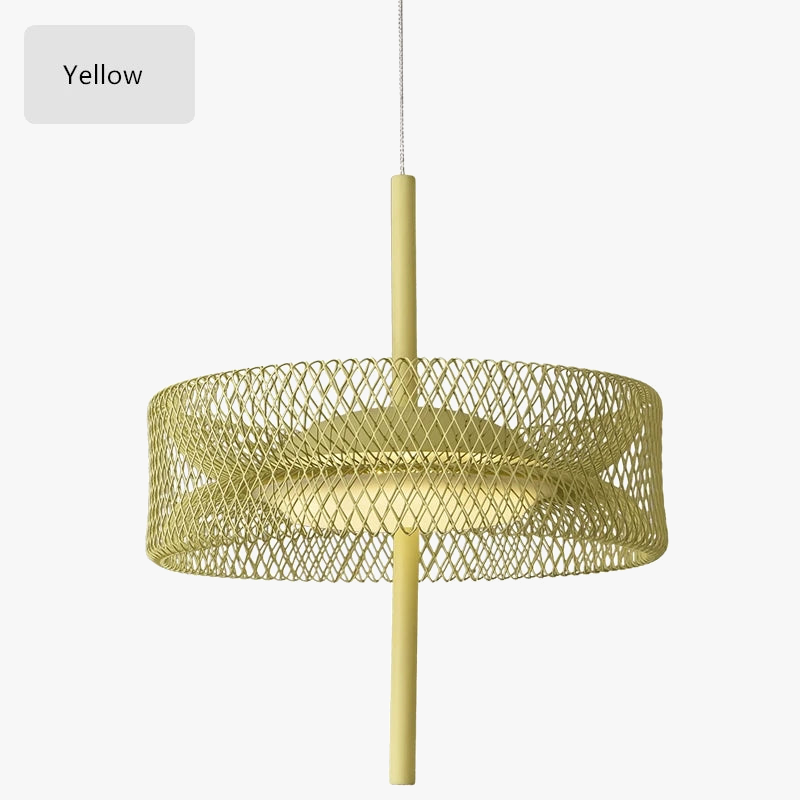 suspension nordique design coloré en métal pour intérieur à led