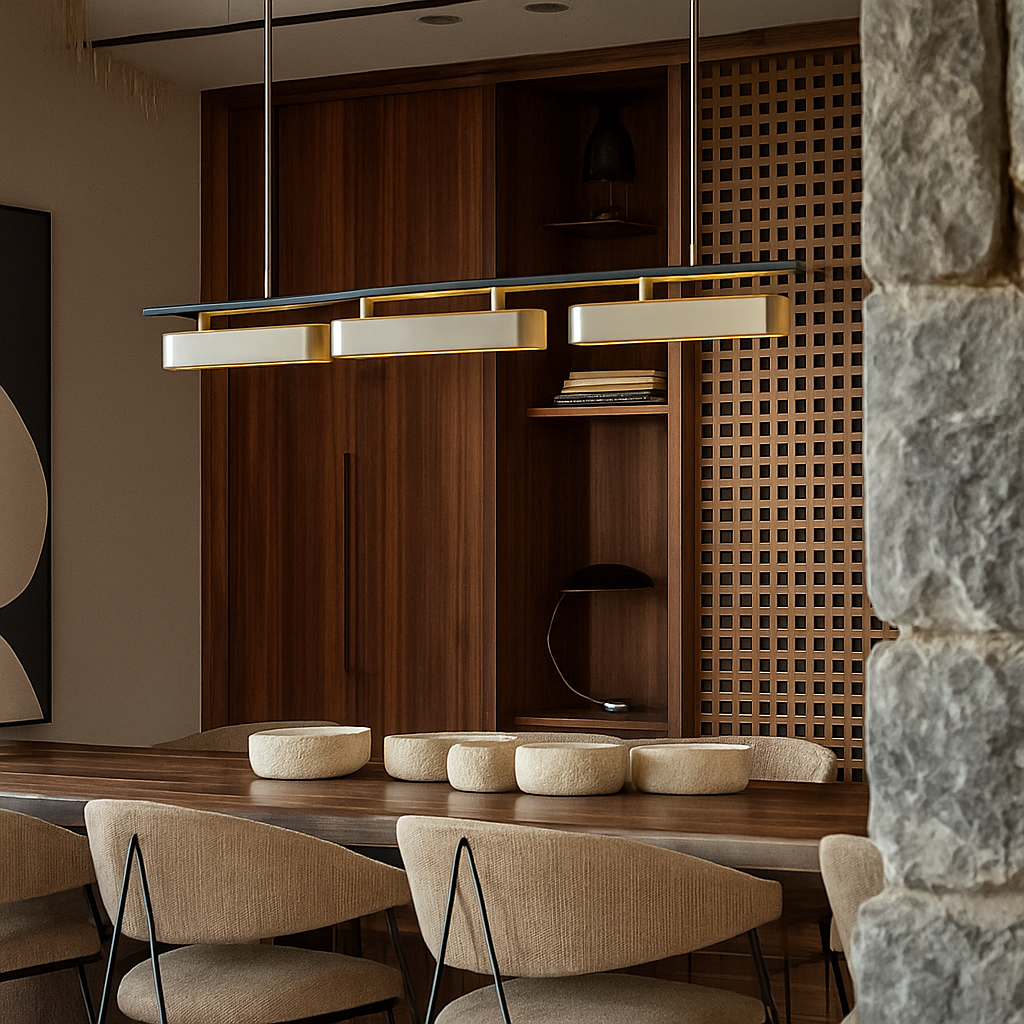 suspension nordique design moderne pour décoration intérieure avec lumières LED