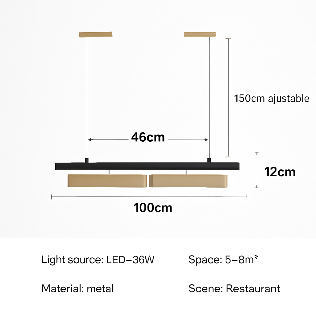 suspension nordique design moderne pour décoration intérieure avec lumières LED