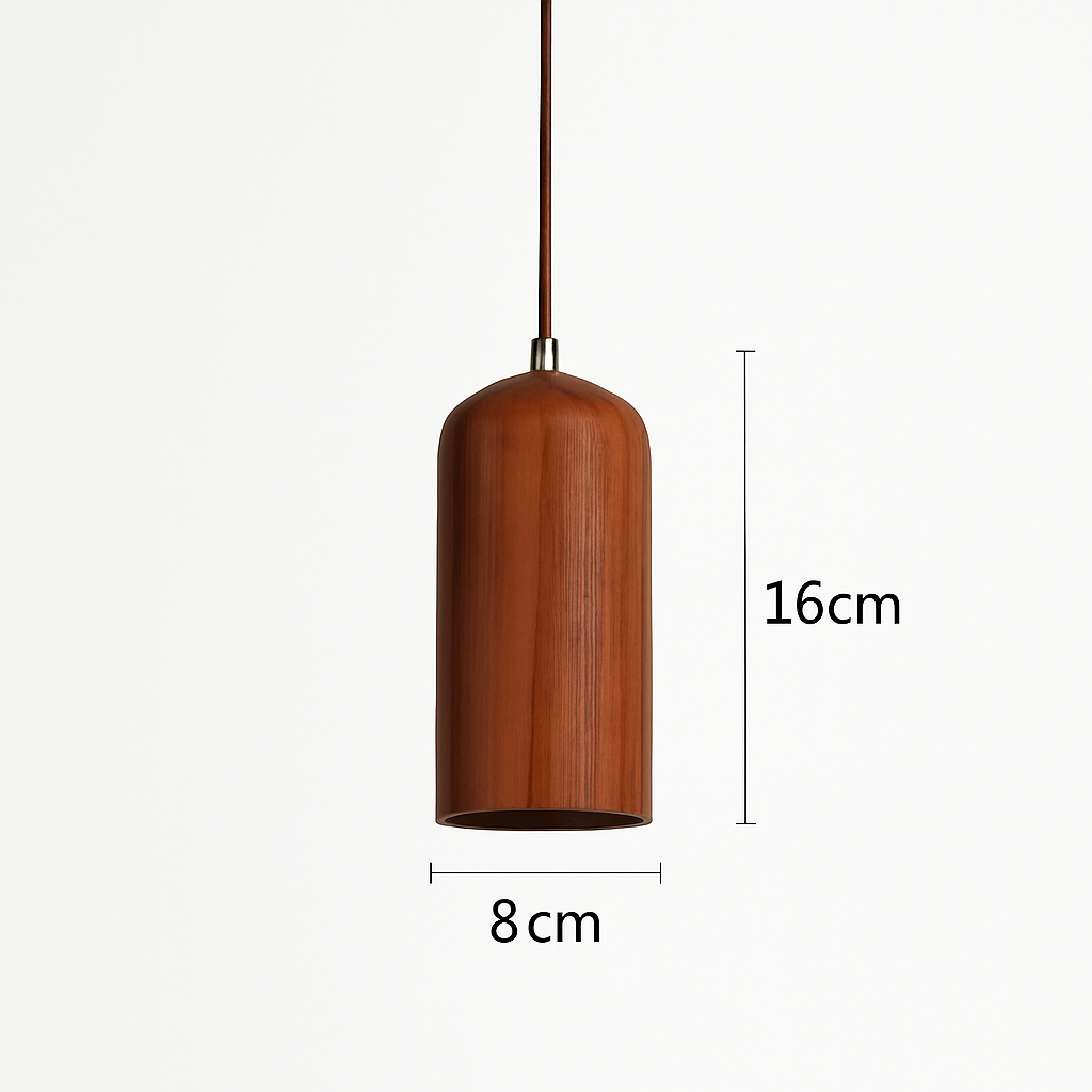 Suspension nordique en bois massif créative