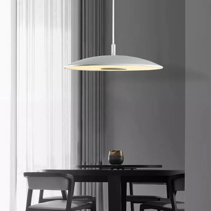 suspension nordique en fer design led pour intérieur élégant